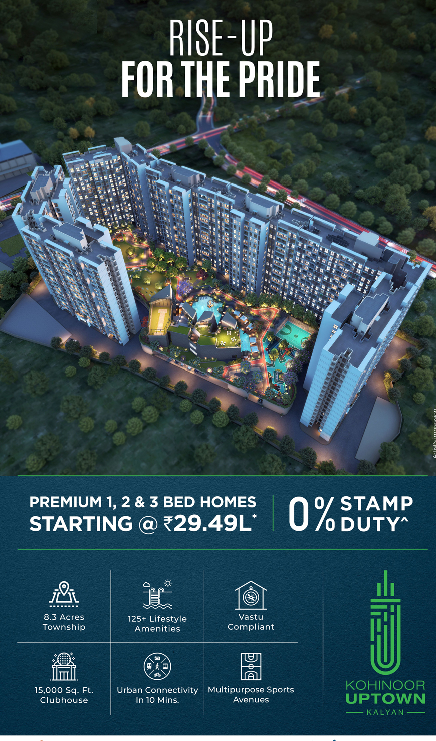 Kohinoor Uptown by Kohinoor Group, Kalyan - Mobile Banner